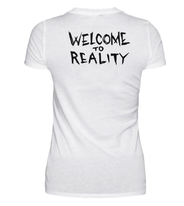 Attitude Welcome Damen T-Shirt white